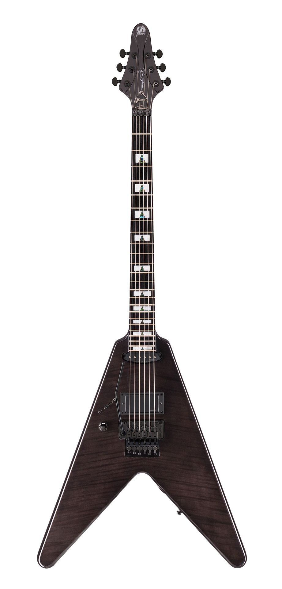 Artist Line Breaker WH-1 - Nirvana Black Transparent High Polish E-Gitarre